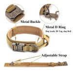 Dog Training Collar Adjustable Tactical Dog Collar And Leash Set Control Handle - Image 2