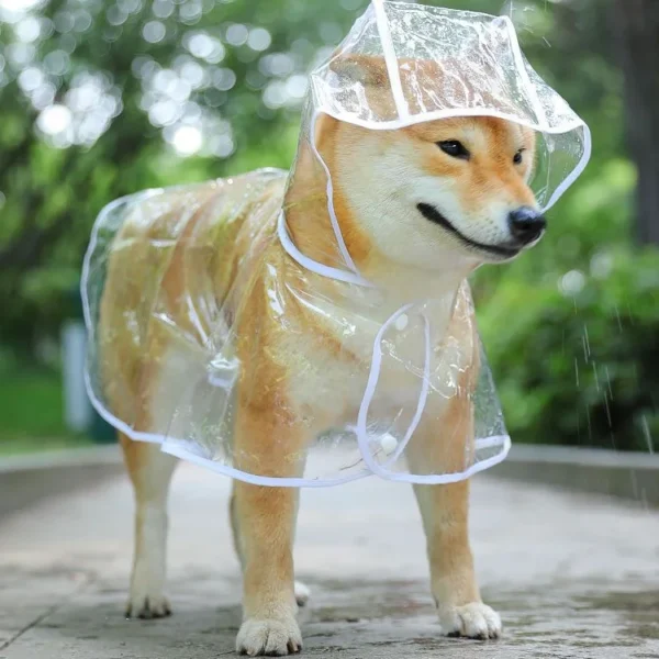 Puppy Raincoat Waterproof Pet Rain Small Medium Dogs