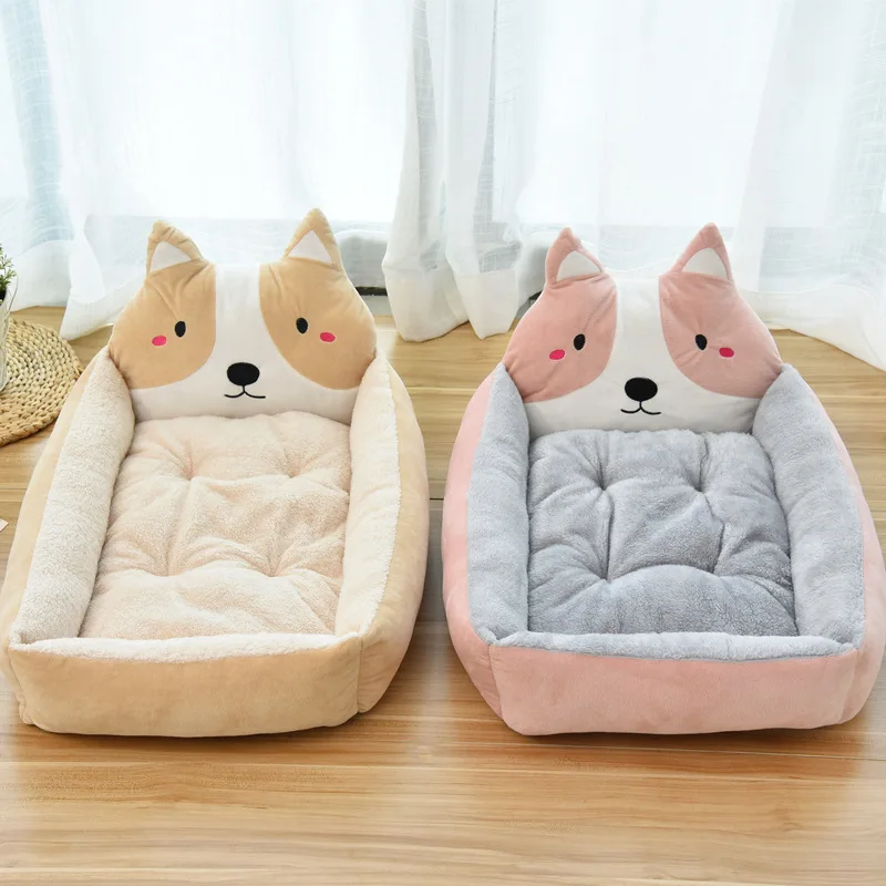 Winter Warm Puppy Bed Sofa Washable Cartoon Pet Winter Warm Puppy Bed Sofa Washable Cartoon Pet